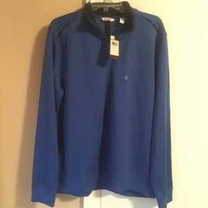 NWT! Men’s size Med Blue Izod Half Zip